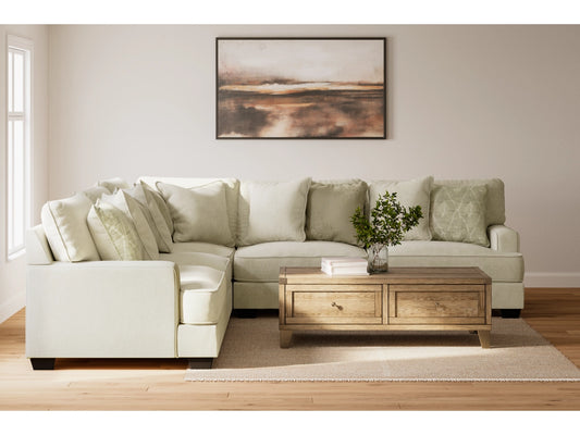 Rawcliffe 3-Piece Sectional - Parchment