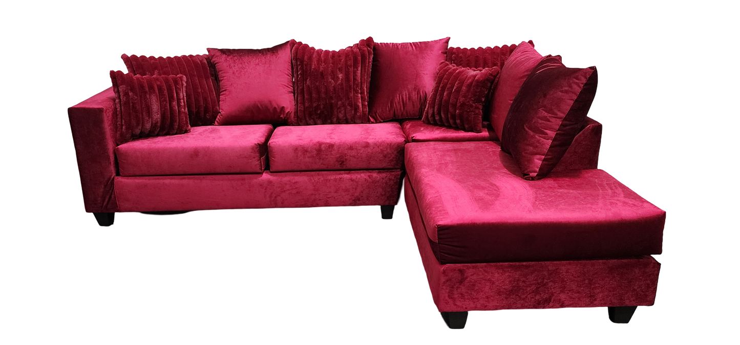 Kora (Fuchsia) Sectional