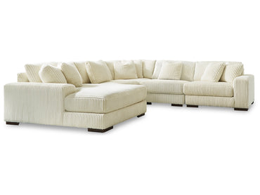 Lindyn 5-Piece Modular Sectional with Chaise - Ivory
