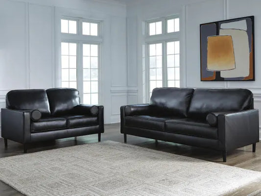 Bryceview Leather Sofa and Loveseat