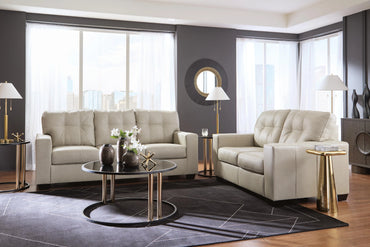 Santorine Leather Sofa and Loveseat
