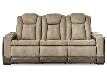 Next-Gen DuraPella Performance Fabric Dual Power Reclining Sofa - Sand