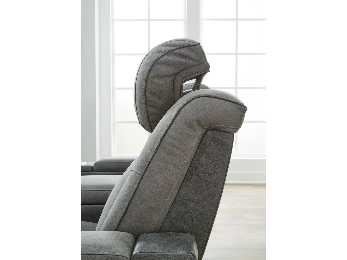 Next-Gen DuraPella Performance Fabric Dual Power Reclining Sofa - Slate