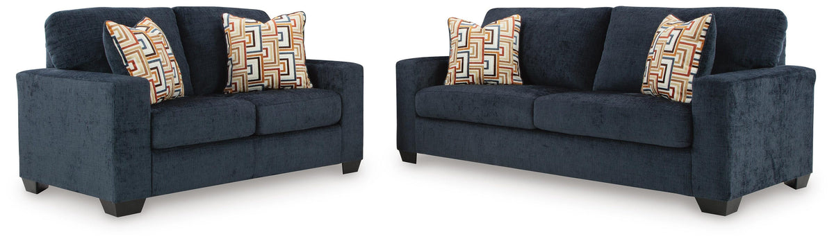 Aviemore 2-Piece Sofa and Loveseat - Ink