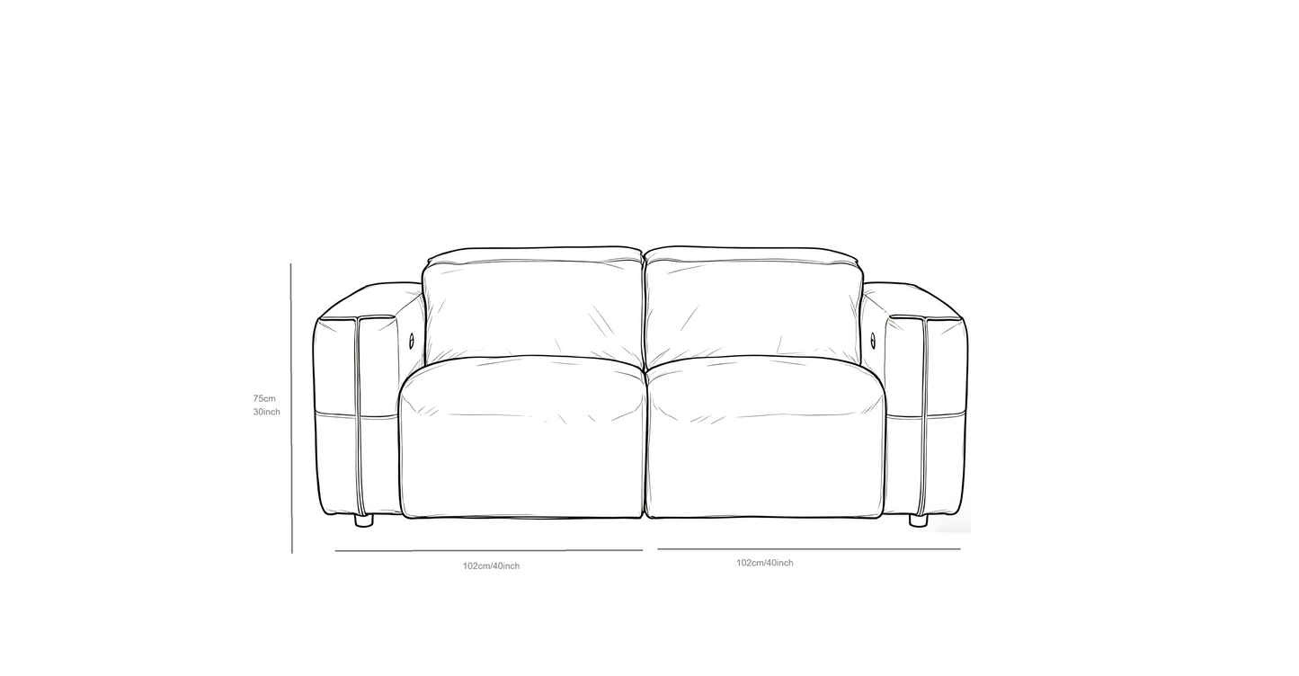 Ember Power Reclining Sofa & Loveseat (Brown)