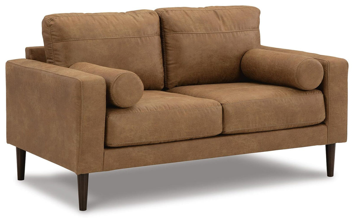 Telora 2-Piece Sofa and Loveseat - Caramel