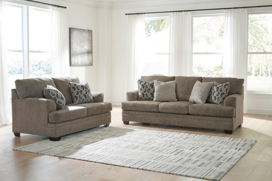 Stonemeade 2-Piece Sofa and Loveseat - Nutmeg