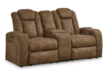 Wolfridge Dual Power Reclining Loveseat - Brindle