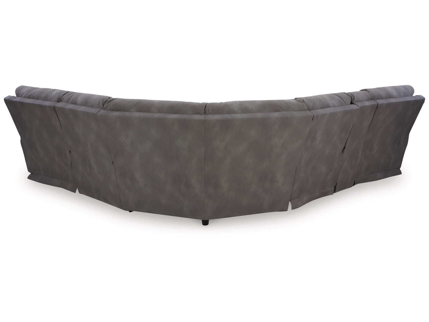 Next-Gen DuraPella Performance Fabric 6-Piece Dual Power Reclining Modular Sectional with Console - Slate