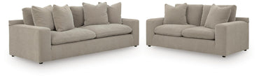 Maxton Heights 2-Piece Sofa and Loveseat - Pebble