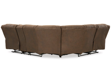 Trail Boys 2-Piece Manual Reclining Sectional with Console - Walnut