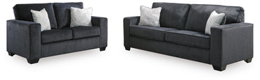 Altari 2-Piece Sofa and Loveseat - Alloy