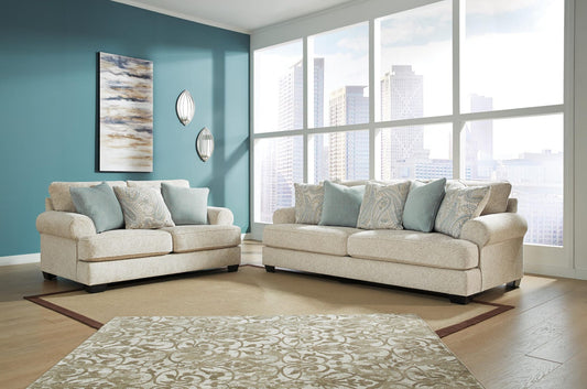 Monaghan 2-Piece Sofa and Loveseat - Sandstone