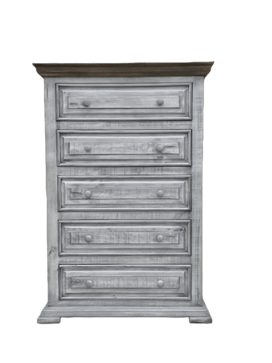 Rustic Style Chest - Hacienda Grey / White Wash