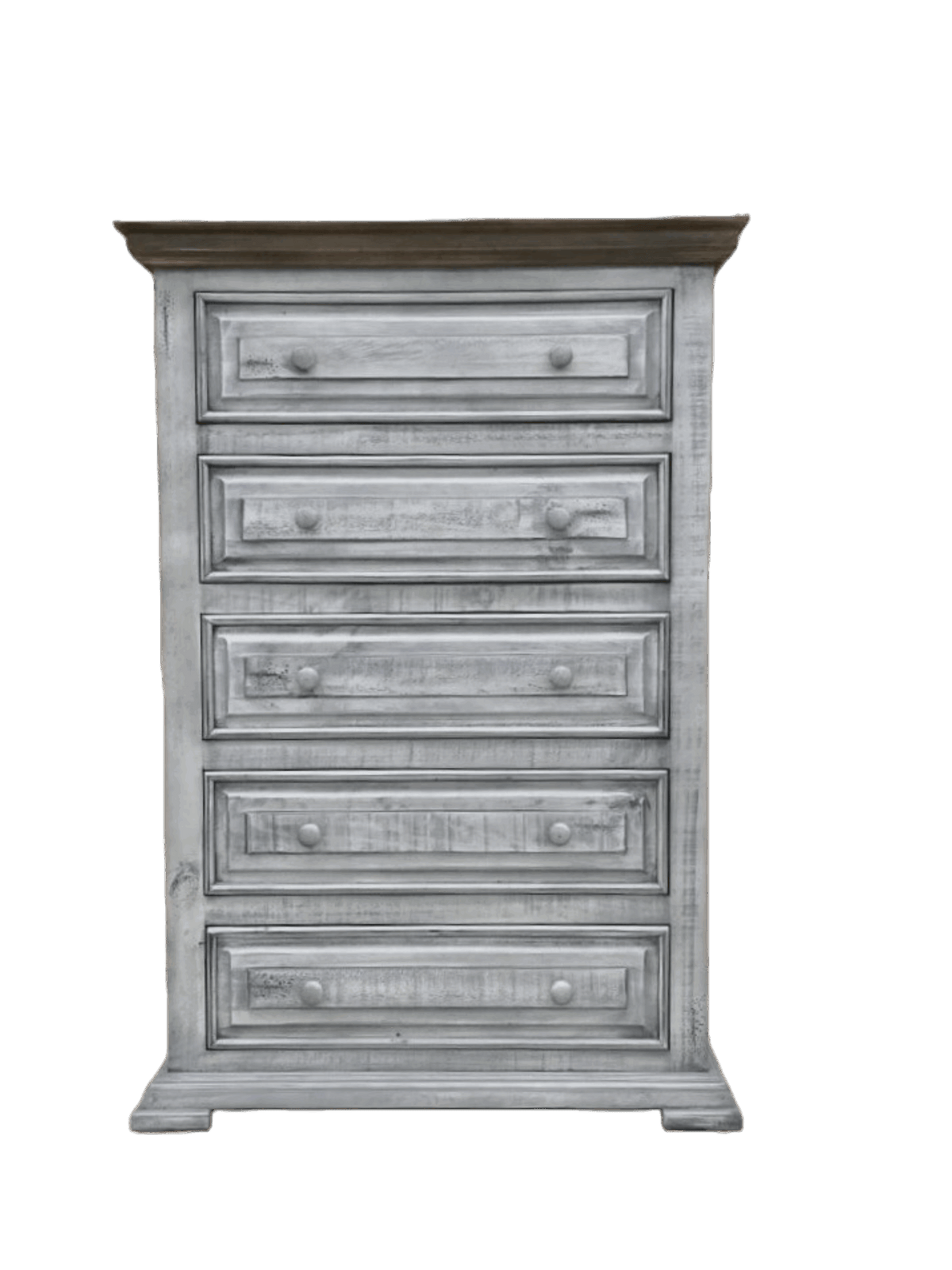 Rustic Style Chest - Hacienda Grey / White Wash
