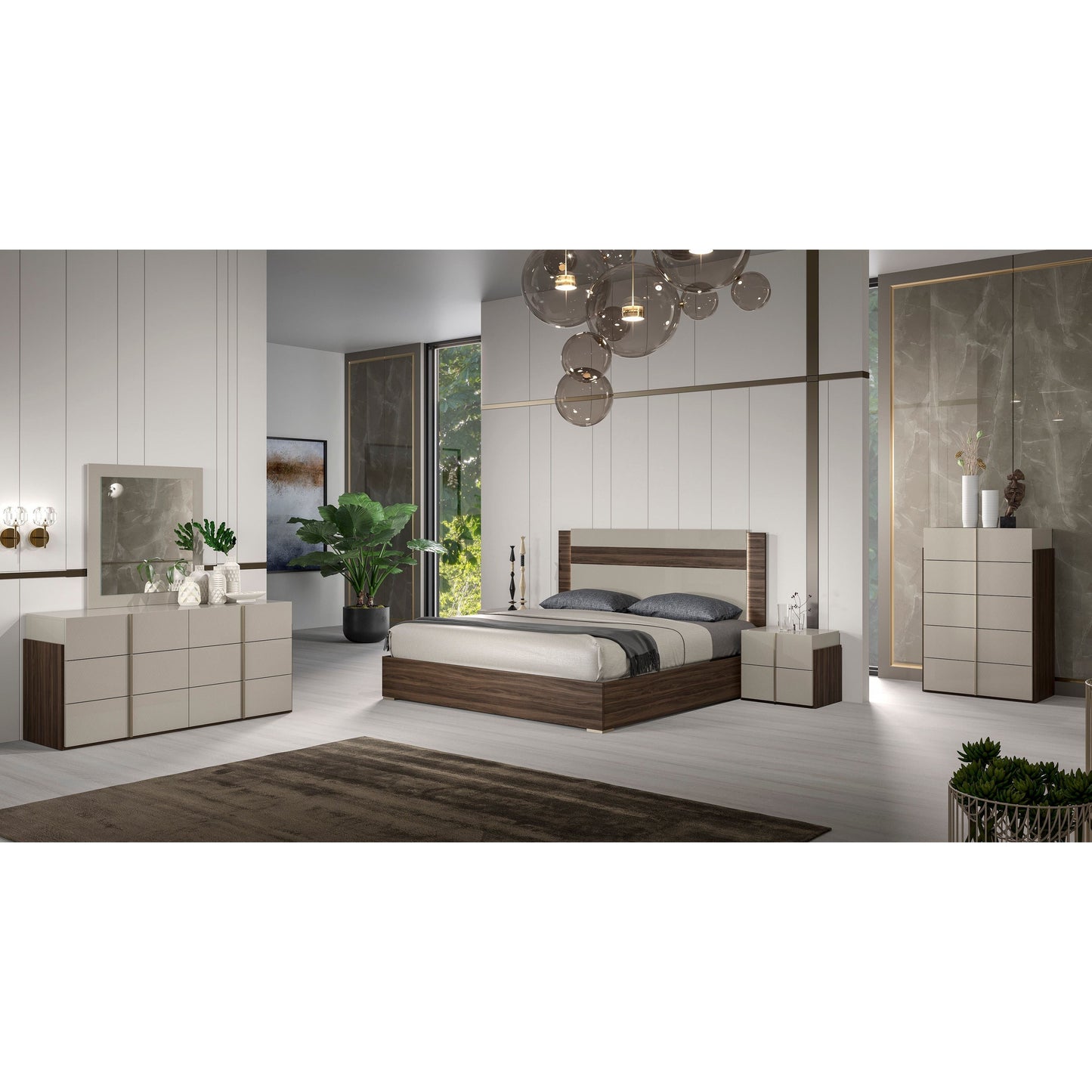 Aryan Collection (Beige) Bedroom Set
