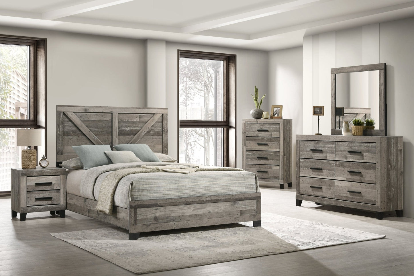 Balo (Grey) bedroom set