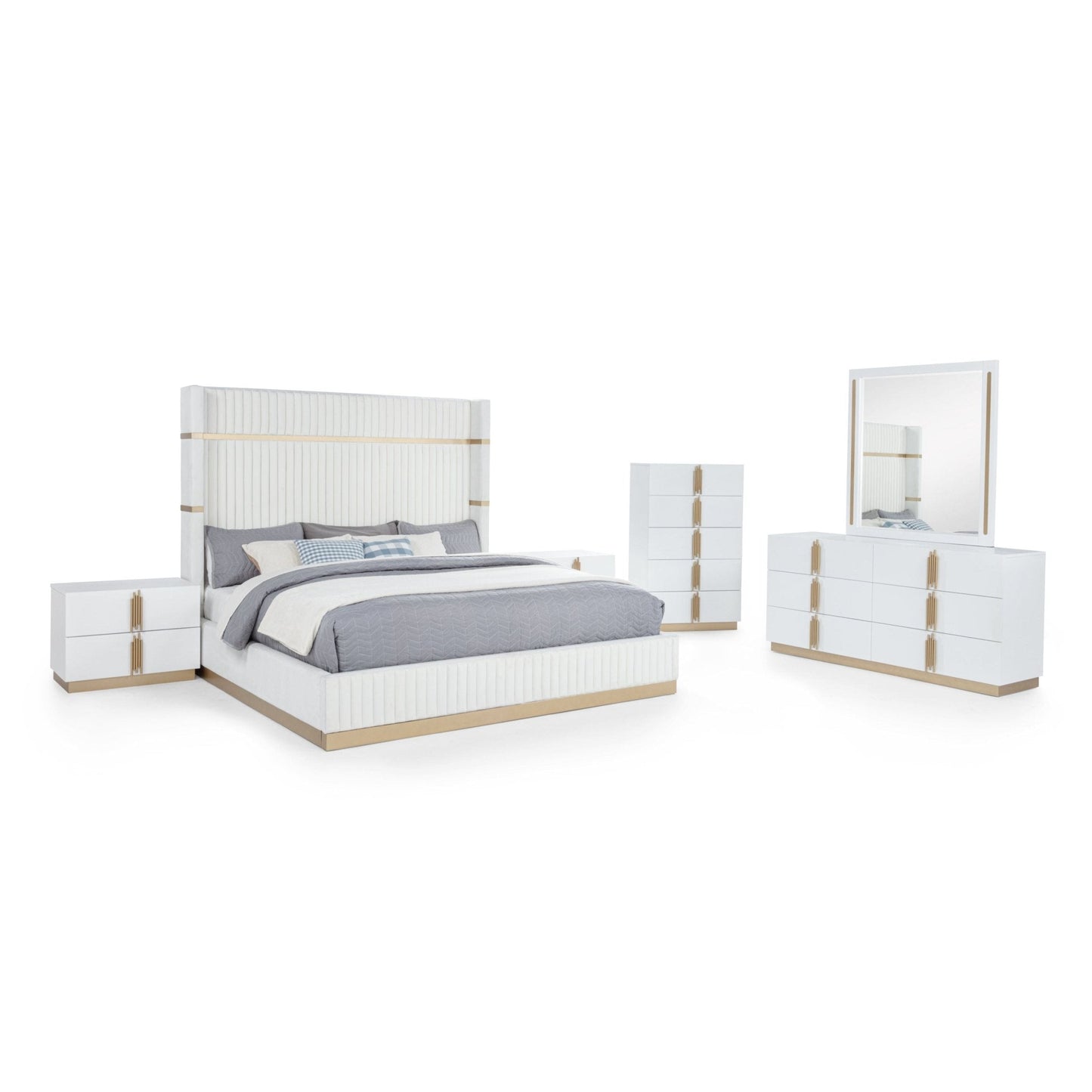 Evon Bedroom Set (White)