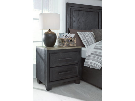Carolina 27" 2 Drawer Charging Nightstand