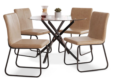 Pharwynn Dining Table and 4 Chairs