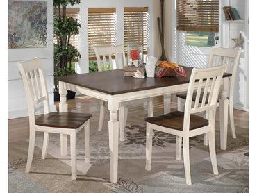 Whitesburg Dining Table and 4 Chairs