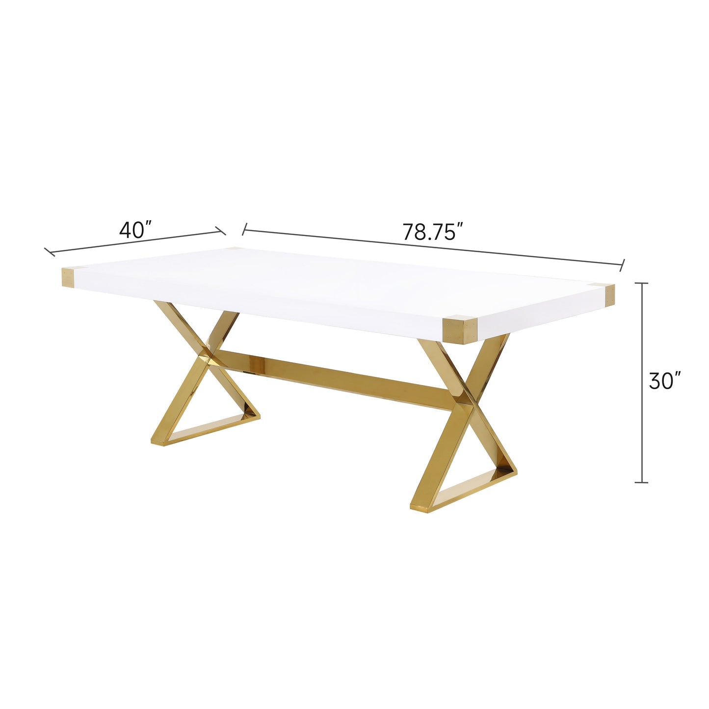 Adel 79" Dining Table