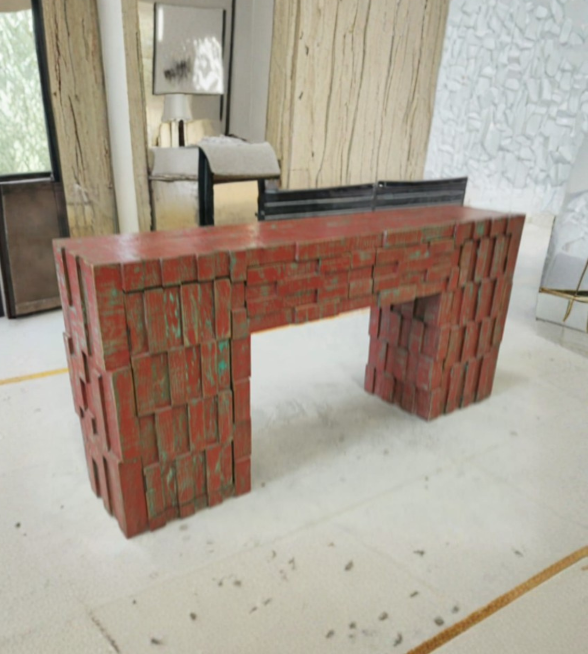 Aztec Brick Console