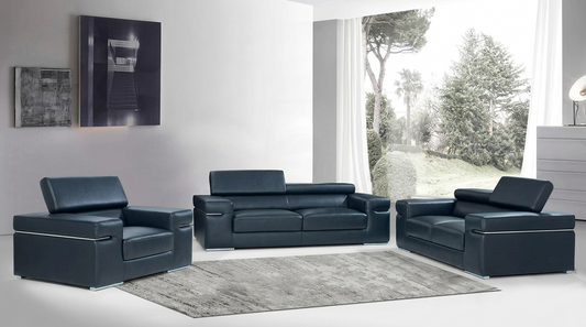 Soho Reclining Living Room Set (Black)