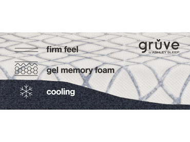 Ashley Sleep Gruve 10" Firm Memory Foam Mattress