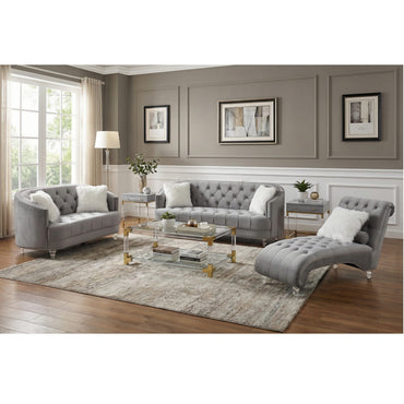 Yasmin Luxury Velvet 2pc Sofa Set
