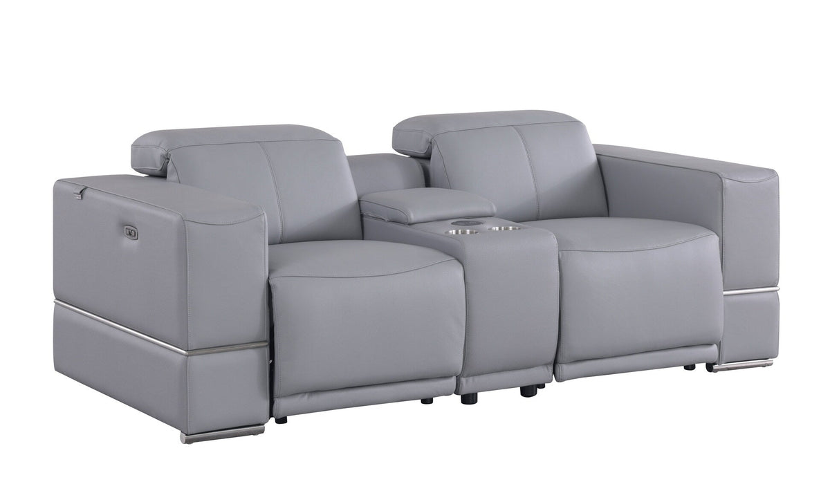 Franco Reclining Living Room Set (Light Blue)