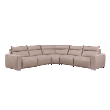 Sierra Reclining Sectional (Beige)