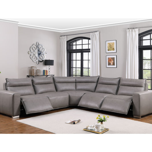 Sierra Reclining Sectional (Grey)