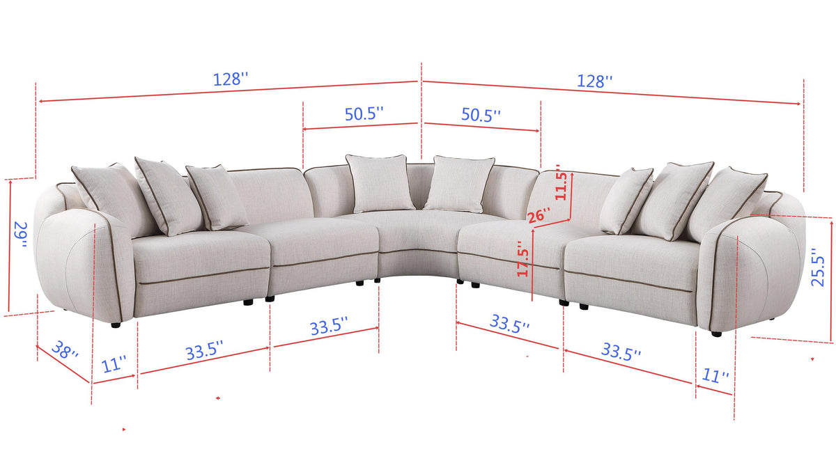 MI-3002 Gaby Sectional