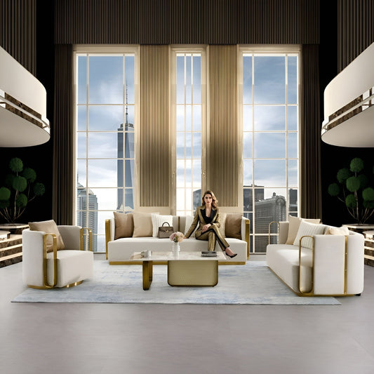 Monte Carlo 2pc Luxury Sofa Set