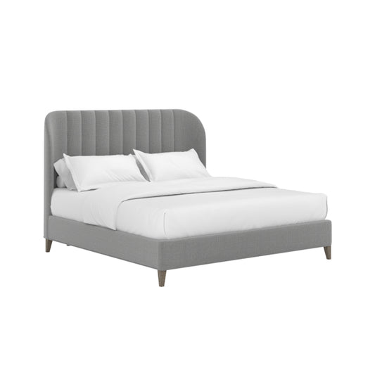 Dante Queen Wide Chn Uph Bed -Slate