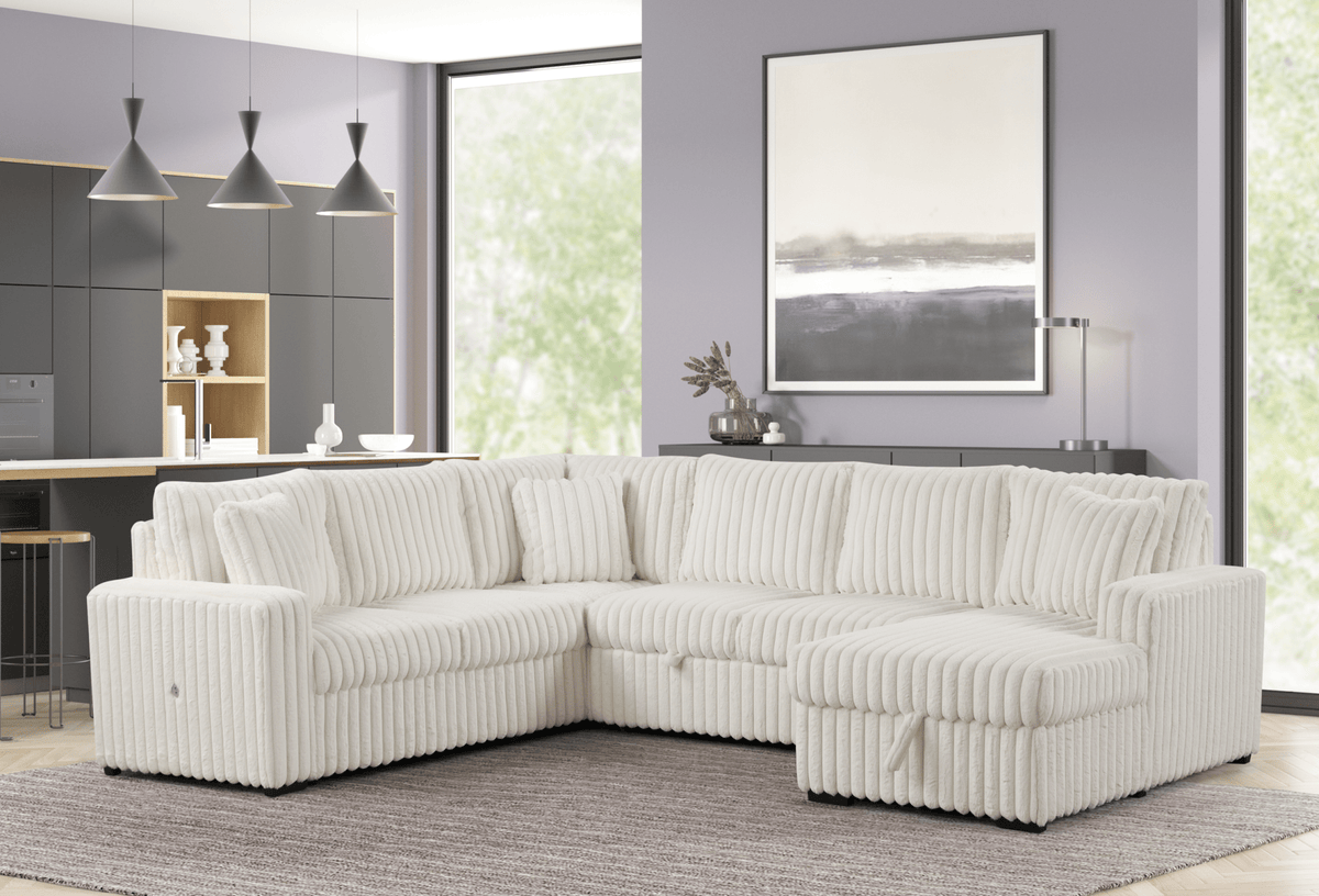 Raha II (White) Sectional