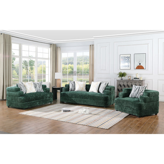 Stepso (Green) Living Room Set