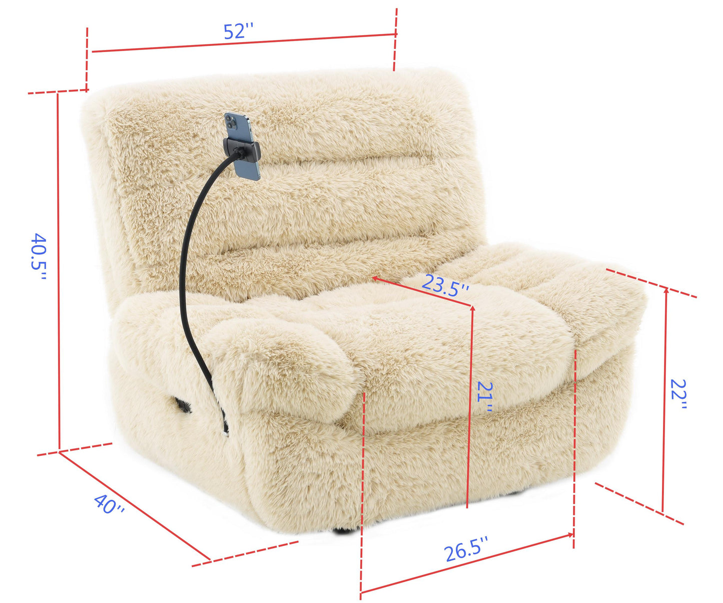Ferland (Beige) Reclining Living Room Set