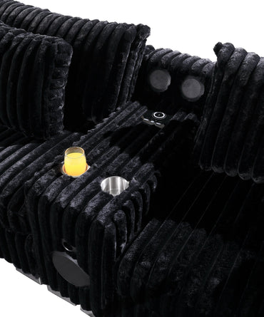 Snuggle Station (Black) Living Room Set