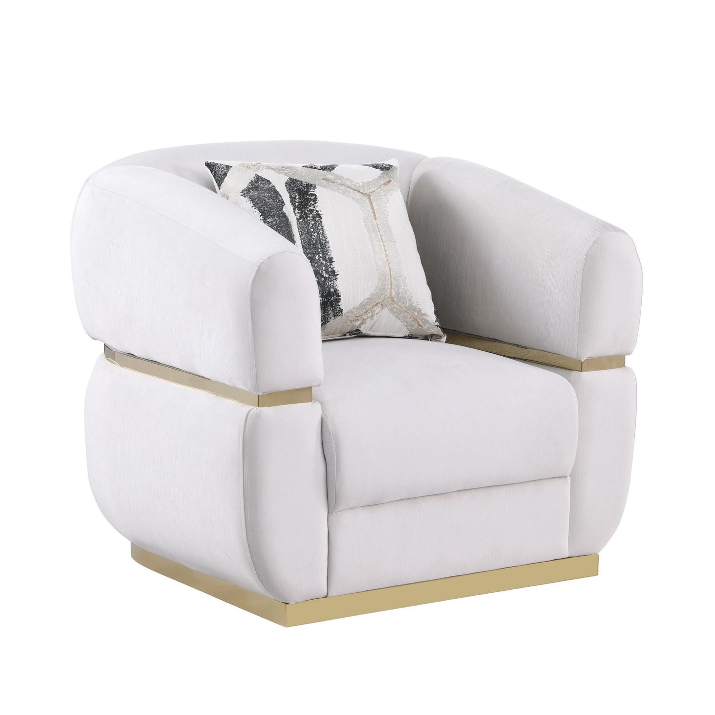 Carmela (Cream) Living Room Set