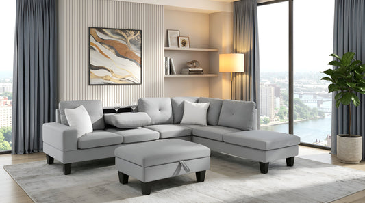 Star (Lt Grey) Living Room Set