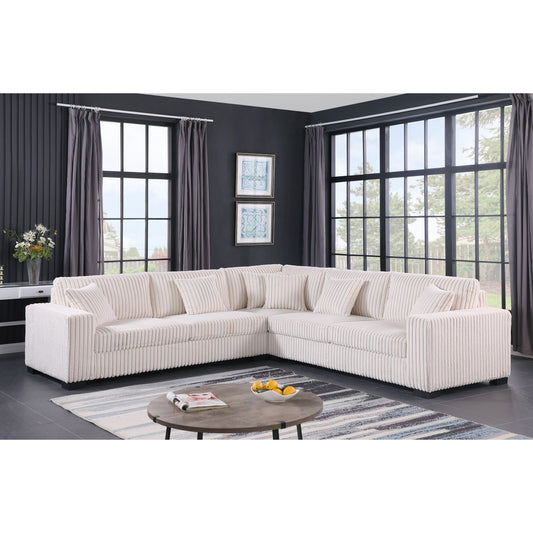 Comfy II Cream Sectional