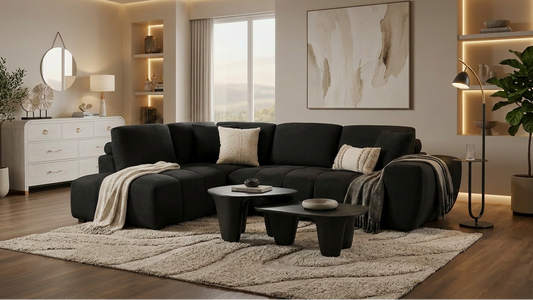 Uptown (Black) Sectional