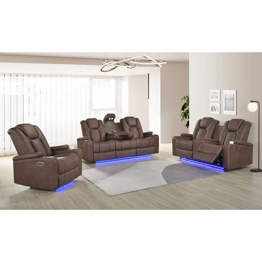 Ashley (Brown) Reclining Living Room Set