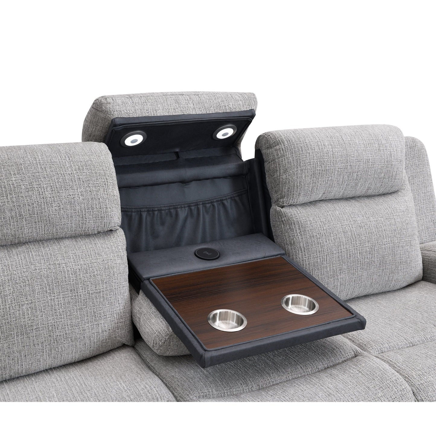 Wilbert (Grey) Reclining Living Room Set