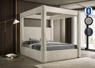 Atlam w/Henley (Cream) Bedroom Set