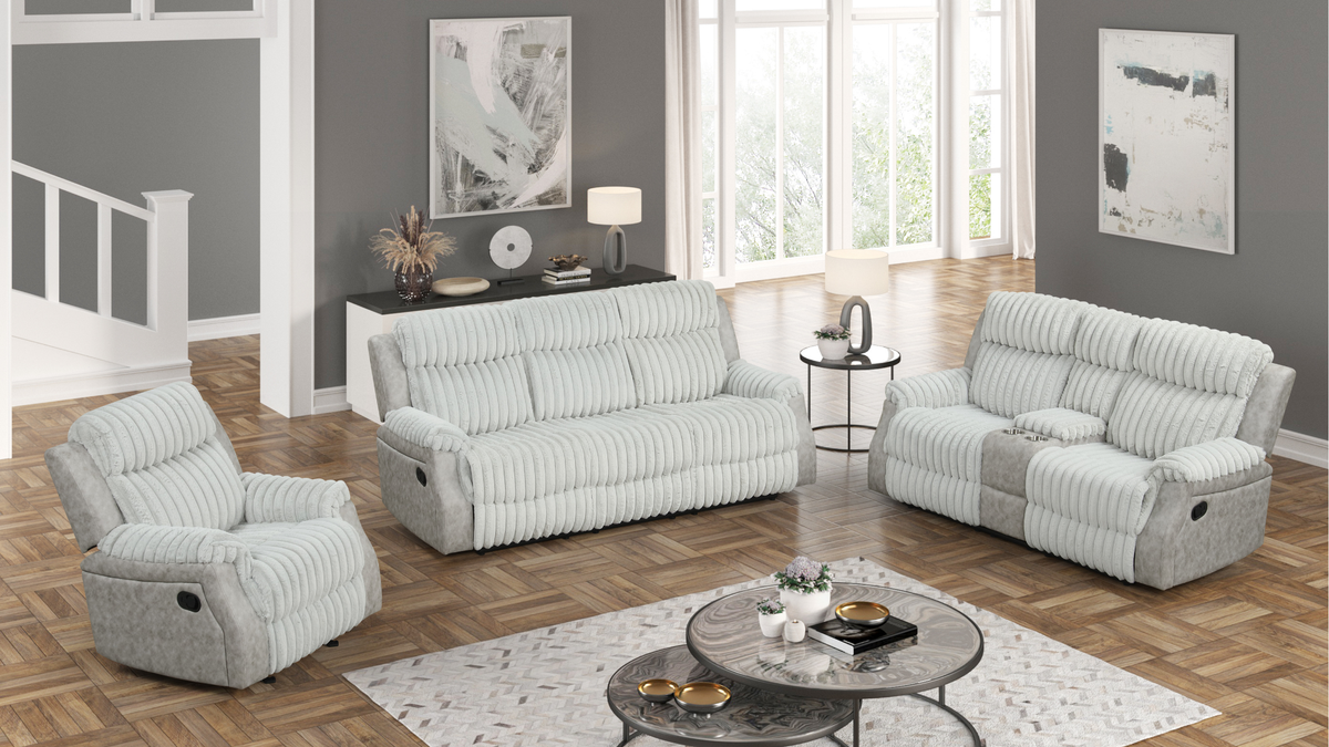 Willow (Grey) Reclining Living Room Set