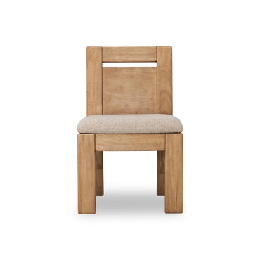 Nia Chenille Upholstered Dining Chair in Lioness and Hyena