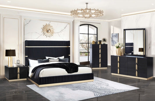 Evon (Black) Bedroom Set